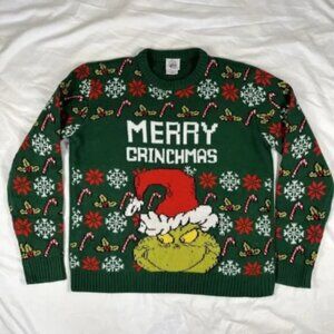 The Grinch‎ Dr.Seuss Merry Grinchmas Christmas Sweater Size Medium